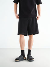 Men's Color-Stitch Seersucker Shorts